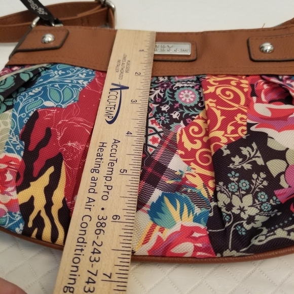 Lily Bloom Crossbody Bag Multi Colored 8.5 X 6.5 - Picture 5 of 8